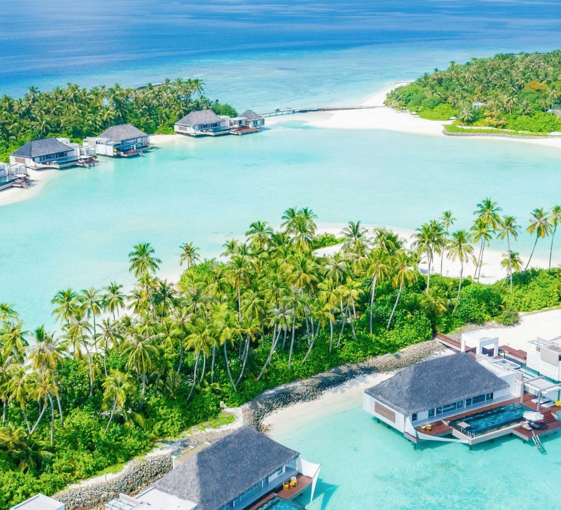 Lagoon Villas: виллы у лагуны с воздуха