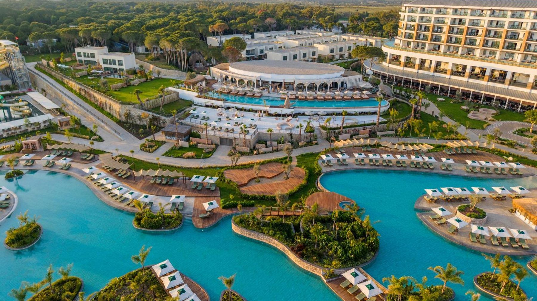 Ethno Belek — курорт с высоты: бассейны, лагуны и пляж