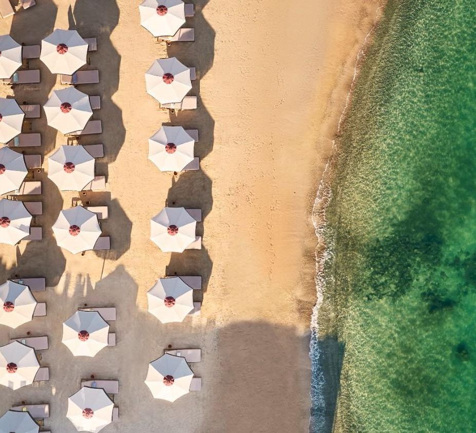 Пляж Hyde Beach с высоты