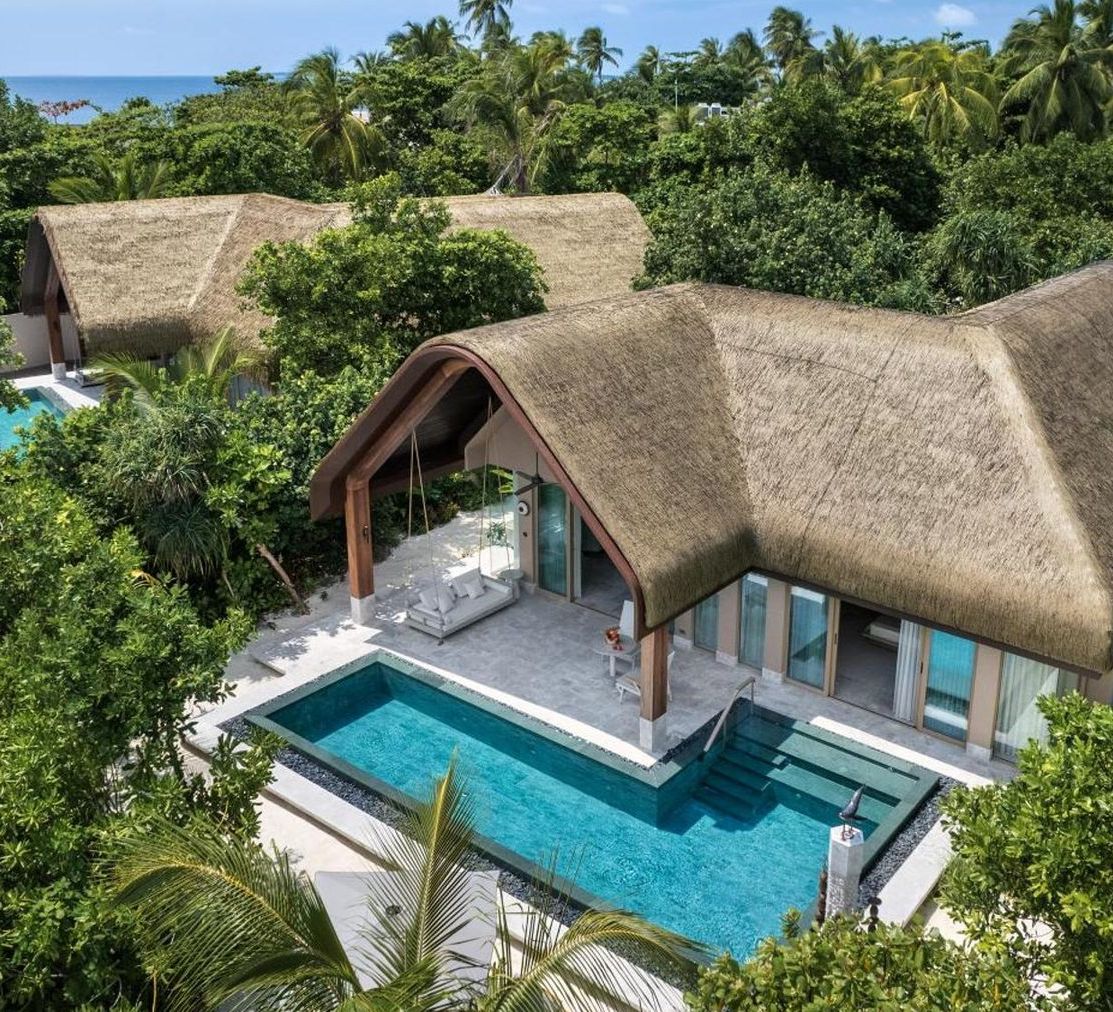 Grand Beach Pool Villa с воздуха