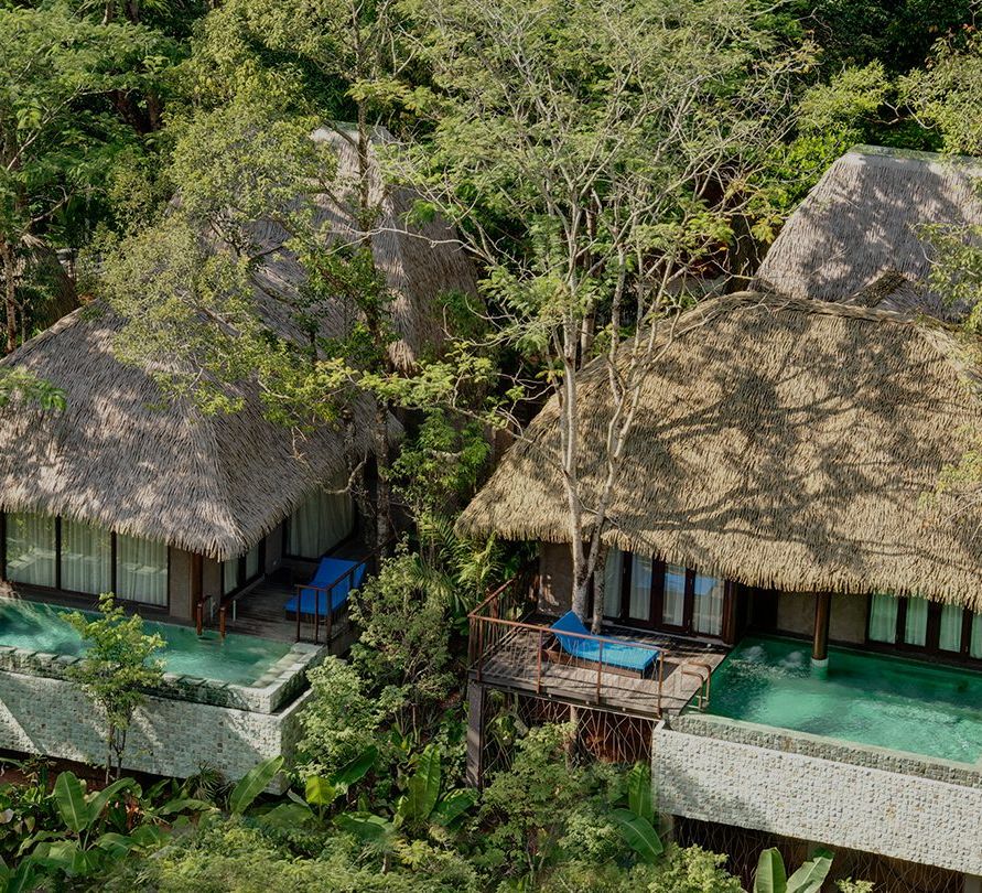 Clay Pool Cottages с высоты