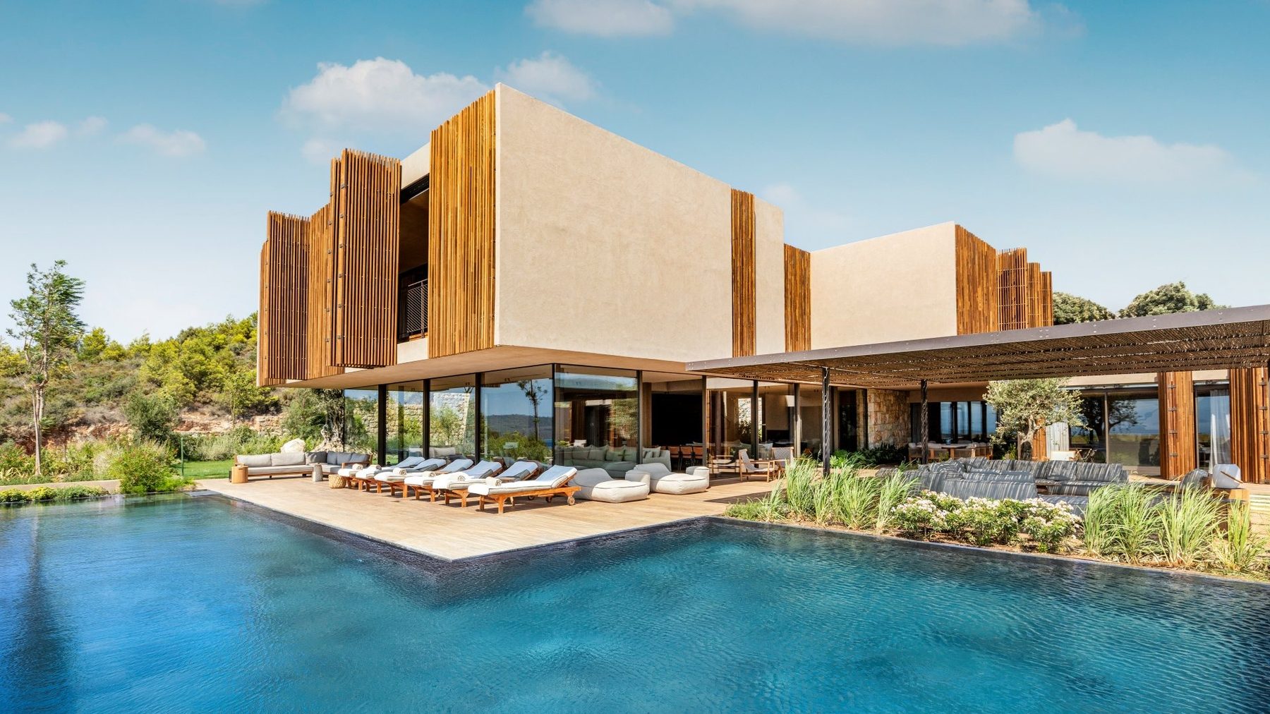 Lujo Hotel Bodrum — вилла Sunset с бассейном