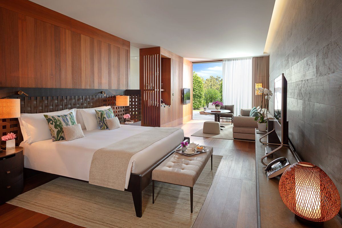 Mandarin Oriental Bodrum — спальня номера