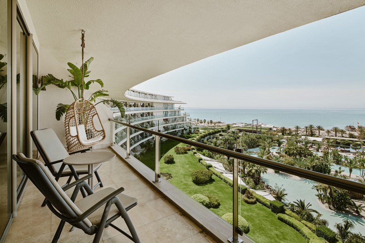 Maxx Royal Belek — вид с балкона номера