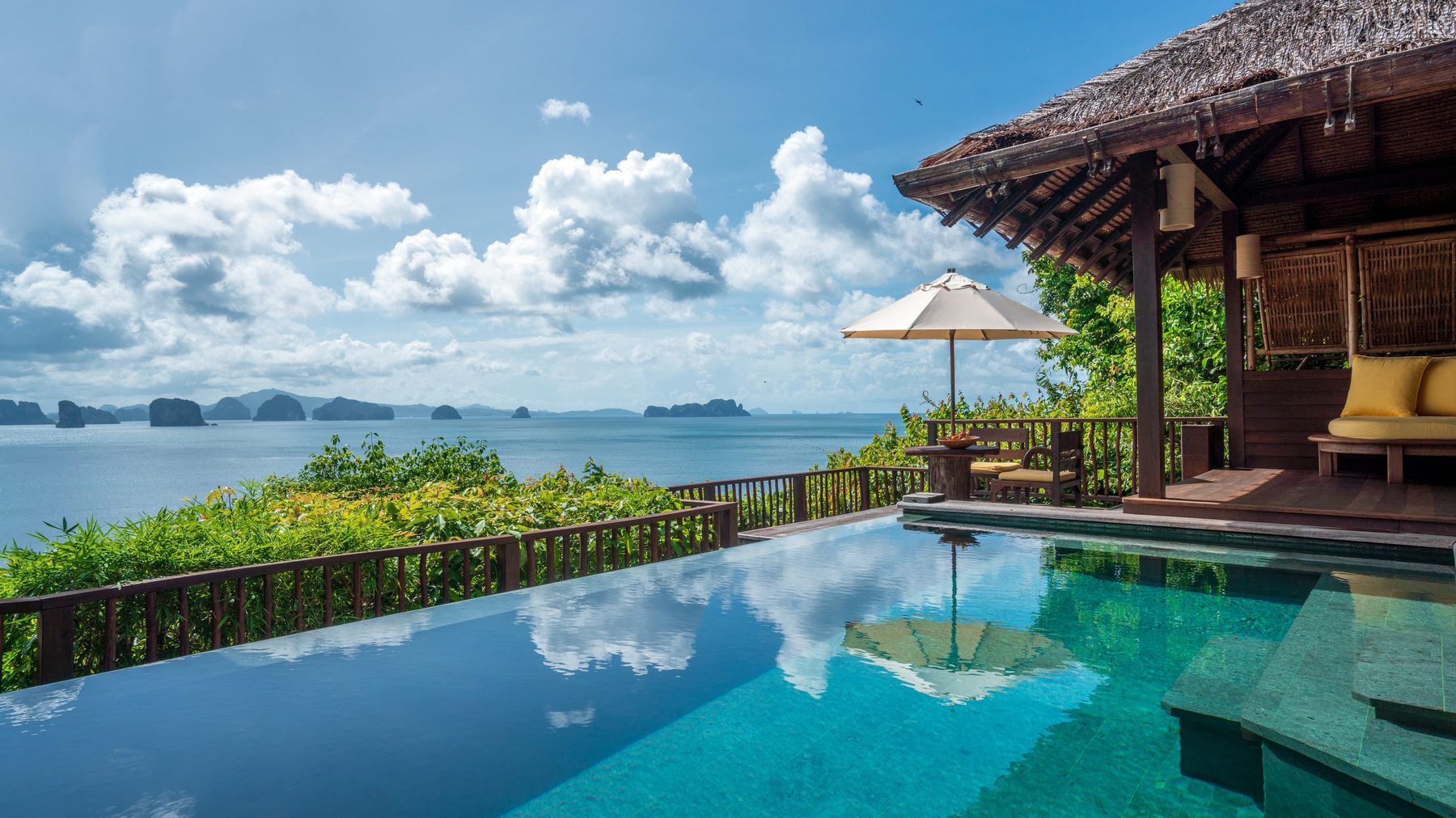 Six Senses Yao Noi — вилла Ocean Panorama с бассейном над заливом Пханг Нга